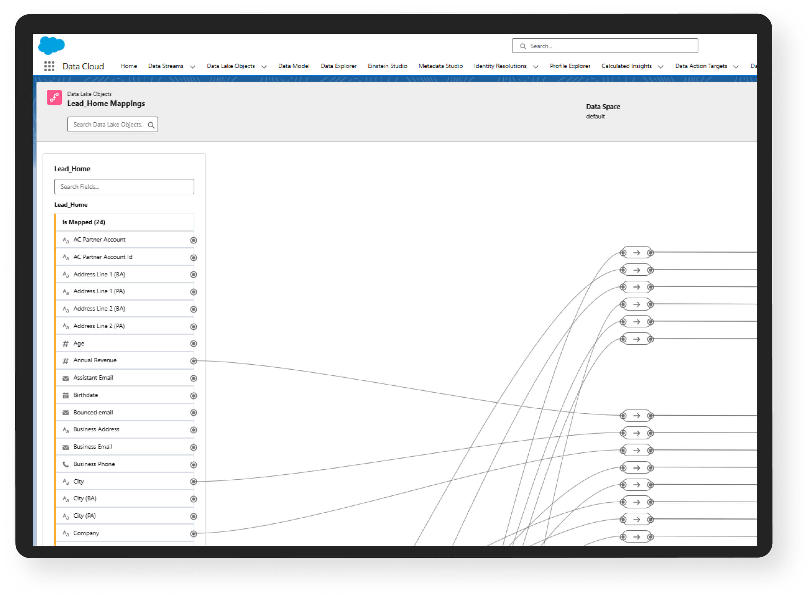 Salesforce Data Cloud: Daten-Mapping von Objekten Salesforce Data Cloud: Daten-Mapping von Objekten